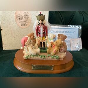 Enesco Cherished Teddies The Spirit of the Season is all Around Us - Nutcracker